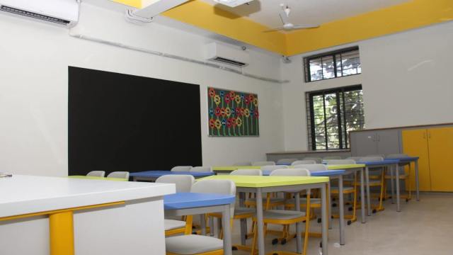 CHIREC classrooms with new collaborative furniture and ACs to provide students and teachers more comfortable learning environments throughout the year