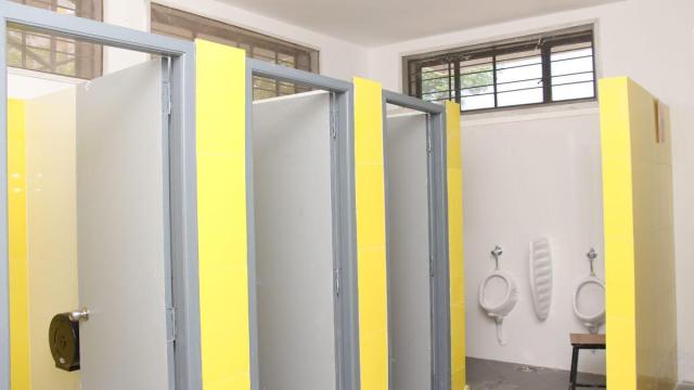 Modern washroom facilities at CHIREC Campus, offering cleanliness and comfort for students and staff