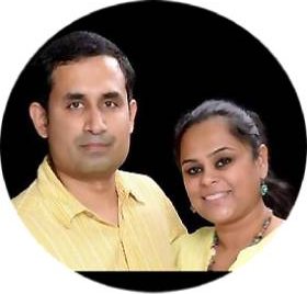 Ms. Anuradha & Mr. Vijay Kidambi, parents of Diya, Stage 3 Ms. Anuradha & Mr. Vijay Kidambi, parents of Diya, Stage 3