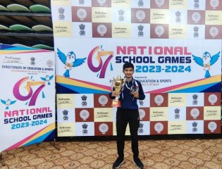 Akshay Khajandar Bags U/17 Boys' Table Tennis Bronze at National School Games