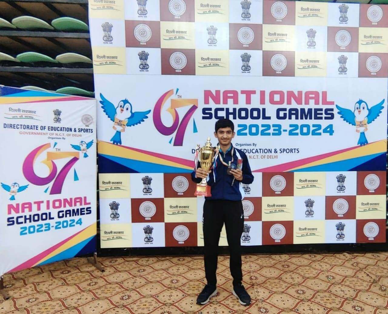 Akshay Khajandar Bags U/17 Boys' Table Tennis Bronze at National School Games