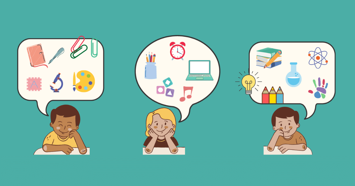 Three students picturing the joy of exploring new ideas and skills.