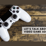 Video game controller featuring a message about discussing gaming addiction