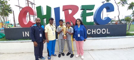 Anvith and Abeek win at Sadhana Infinity Inter-School Tennis Tournament