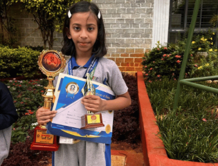 Advika S. Secures State Rank